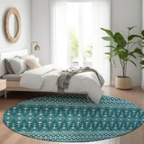Machine Washable Indoor/ Outdoor Chantille Boho Morrocan Rug