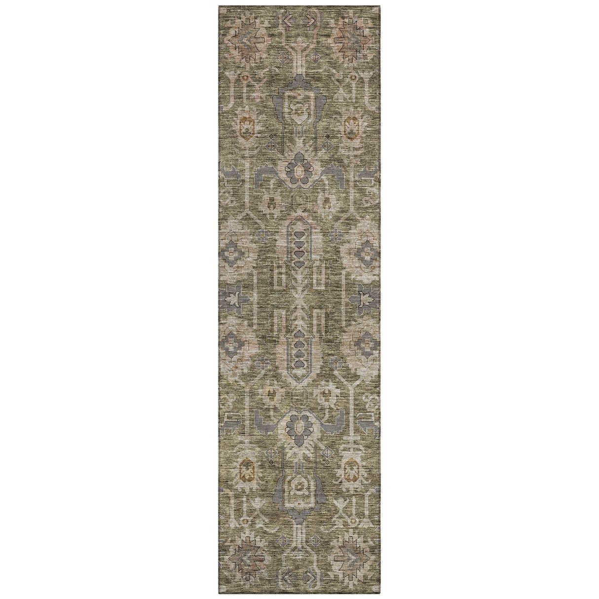 Machine Washable Indoor/ Outdoor Chantille Boho Rug