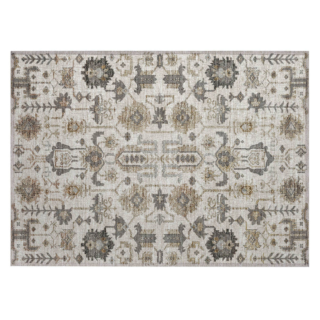 Machine Washable Indoor/ Outdoor Chantille Boho Rug