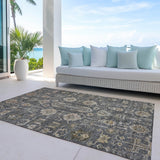Machine Washable Indoor/ Outdoor Chantille Boho Rug