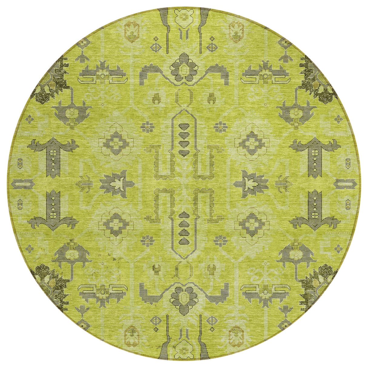 Machine Washable Indoor/ Outdoor Chantille Boho Rug