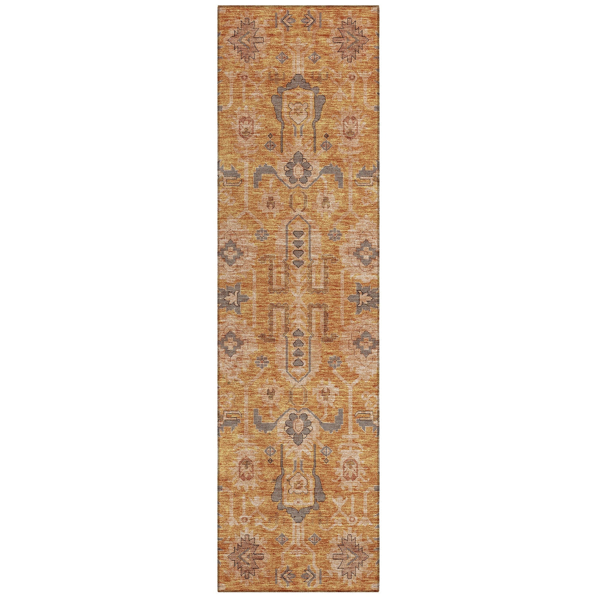 Machine Washable Indoor/ Outdoor Chantille Boho Traditional Rug