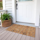 Machine Washable Indoor/ Outdoor Chantille Boho Traditional Rug