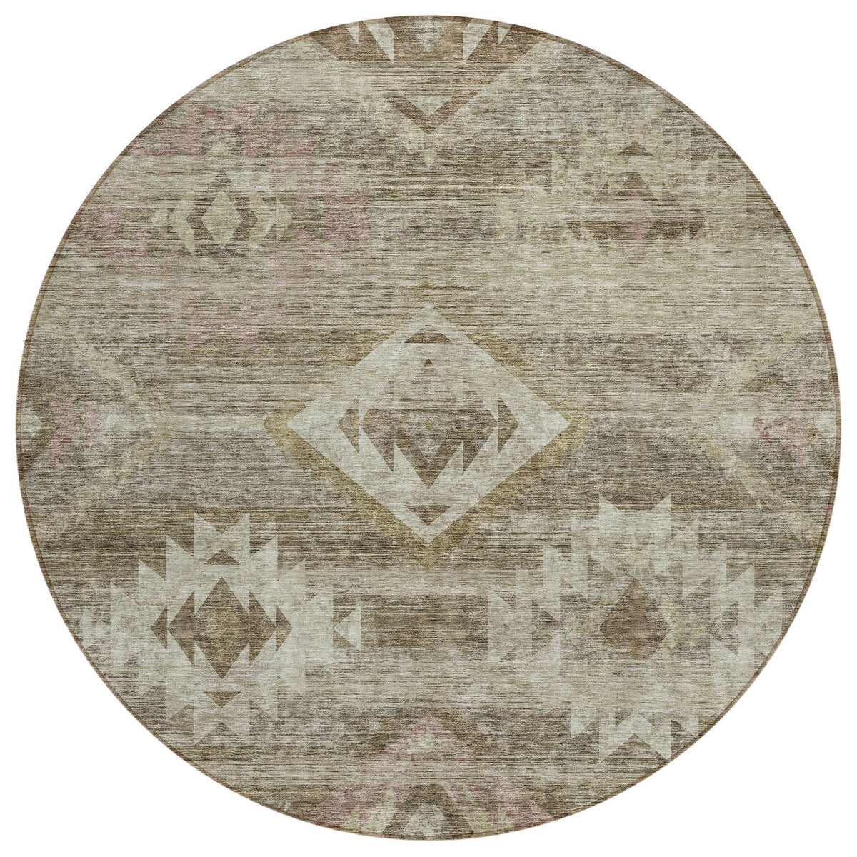 Machine Washable Indoor/ Outdoor Chantille Boho Tribal Rug