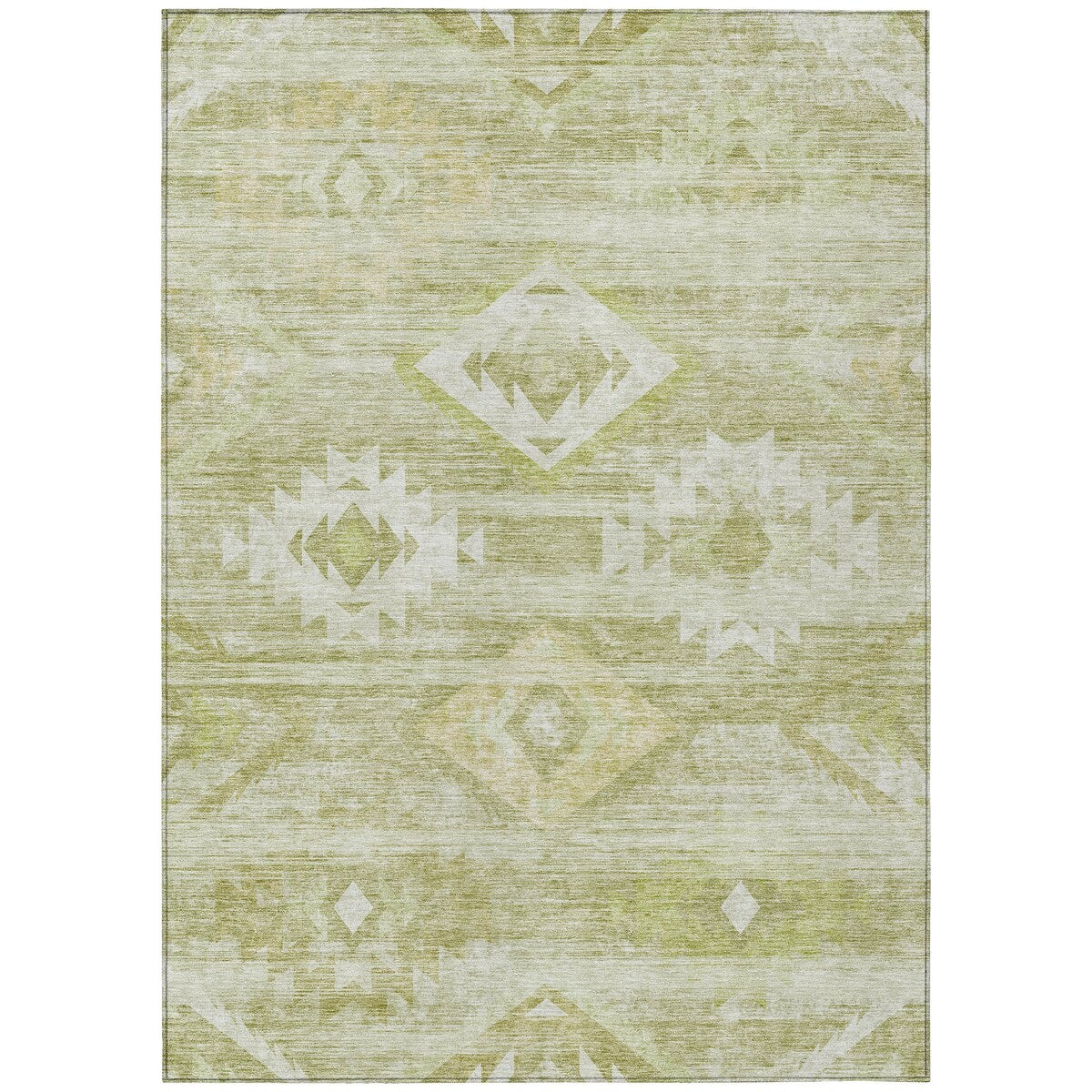 Machine Washable Indoor/ Outdoor Chantille Boho Tribal Rug