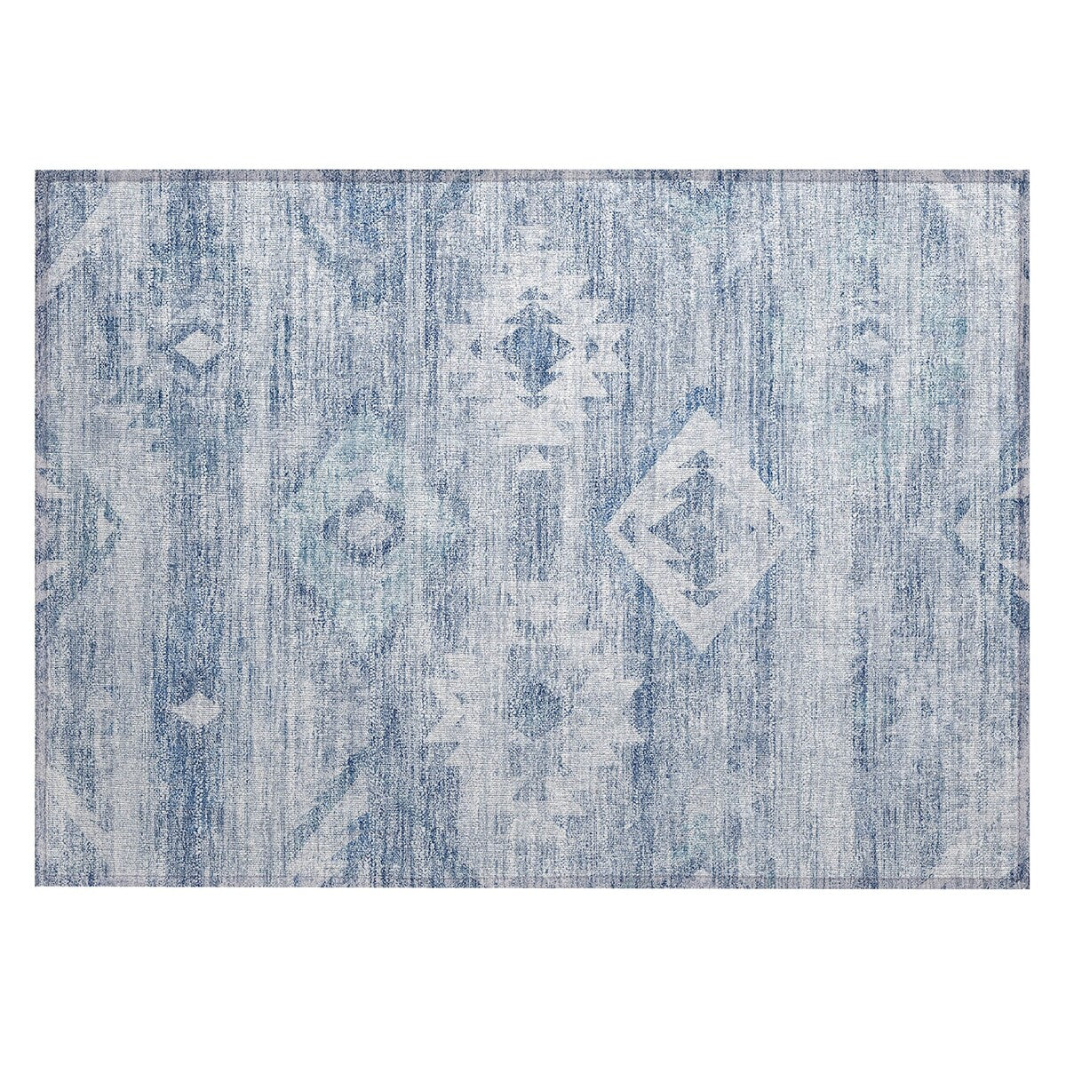 Machine Washable Indoor/ Outdoor Chantille Boho Tribal Rug
