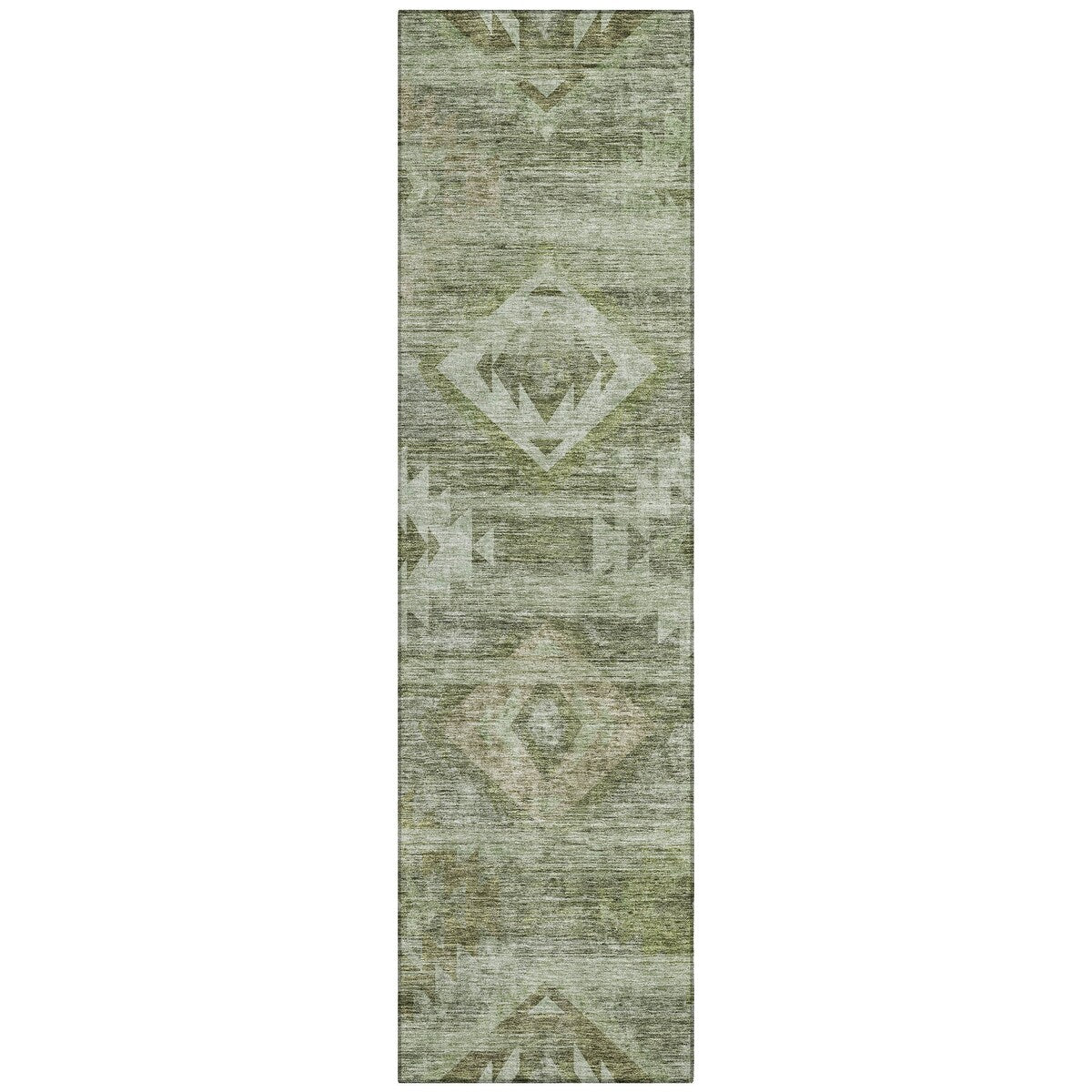 Machine Washable Indoor/ Outdoor Chantille Boho Tribal Rug