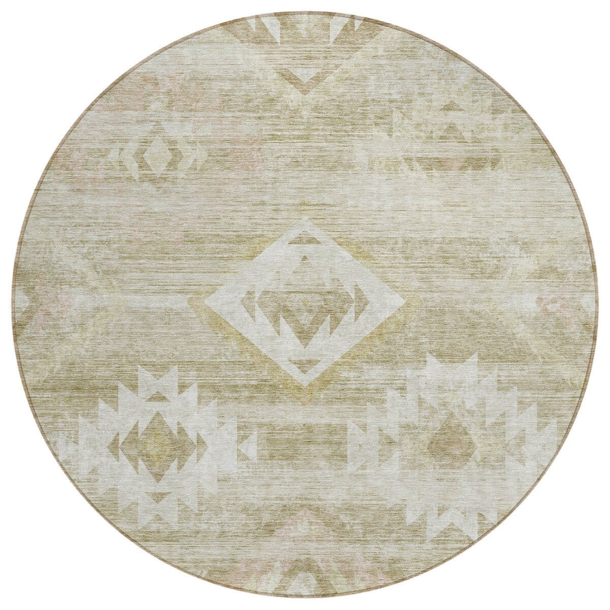 Machine Washable Indoor/ Outdoor Chantille Boho Tribal Rug