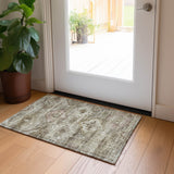 Machine Washable Indoor/ Outdoor Chantille Boho Tribal Rug