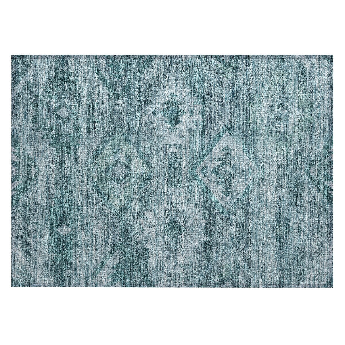 Machine Washable Indoor/ Outdoor Chantille Boho Tribal Rug