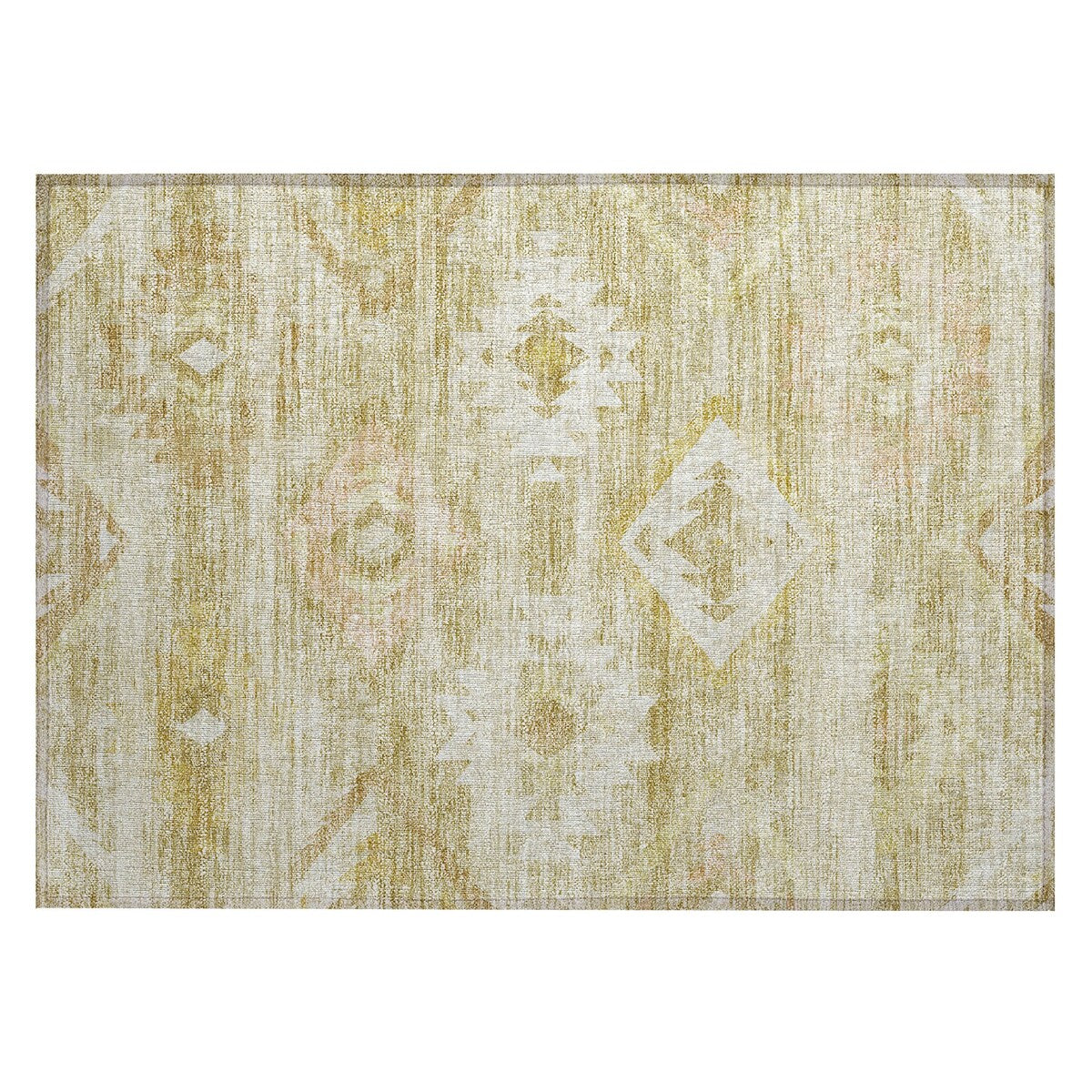 Machine Washable Indoor/ Outdoor Chantille Boho Tribal Rug