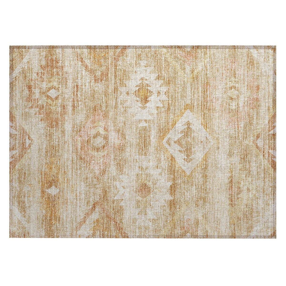 Machine Washable Indoor/ Outdoor Chantille Boho Tribal Rug