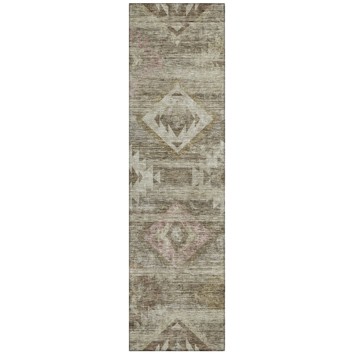 Machine Washable Indoor/ Outdoor Chantille Boho Tribal Rug