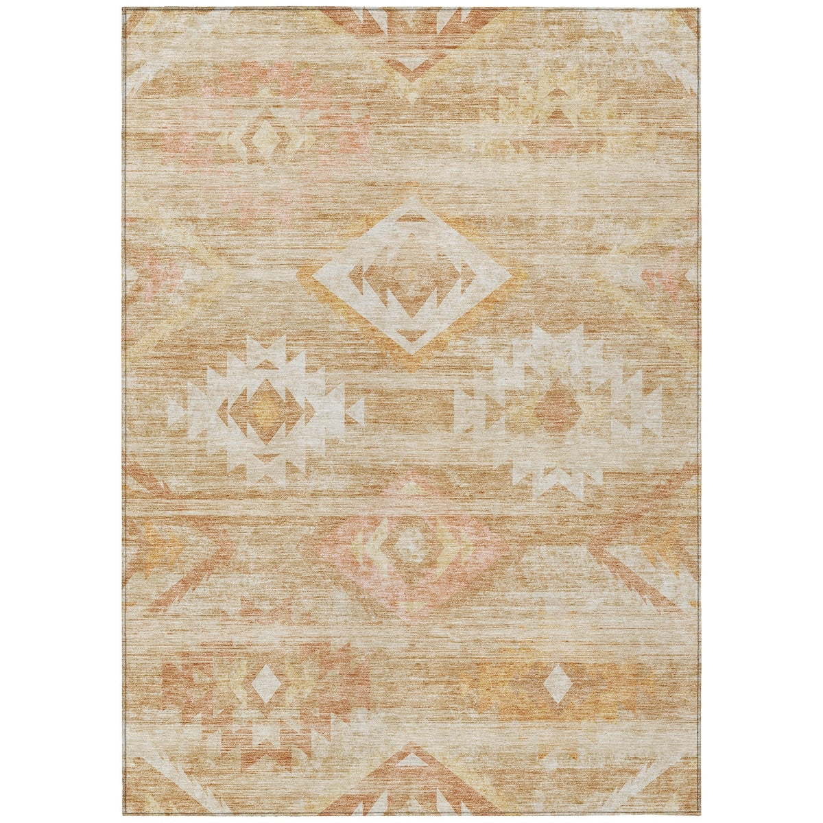 Machine Washable Indoor/ Outdoor Chantille Boho Tribal Rug