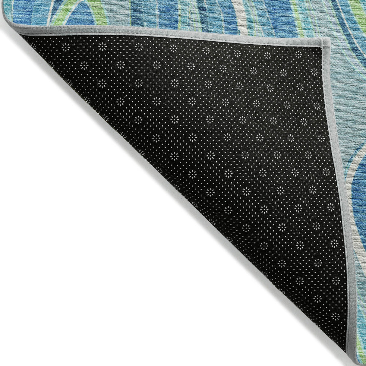 Machine Washable Indoor/ Outdoor Chantille Contemporary Abstract Rug