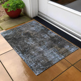Machine Washable Indoor/ Outdoor Chantille Contemporary Abstract Rug