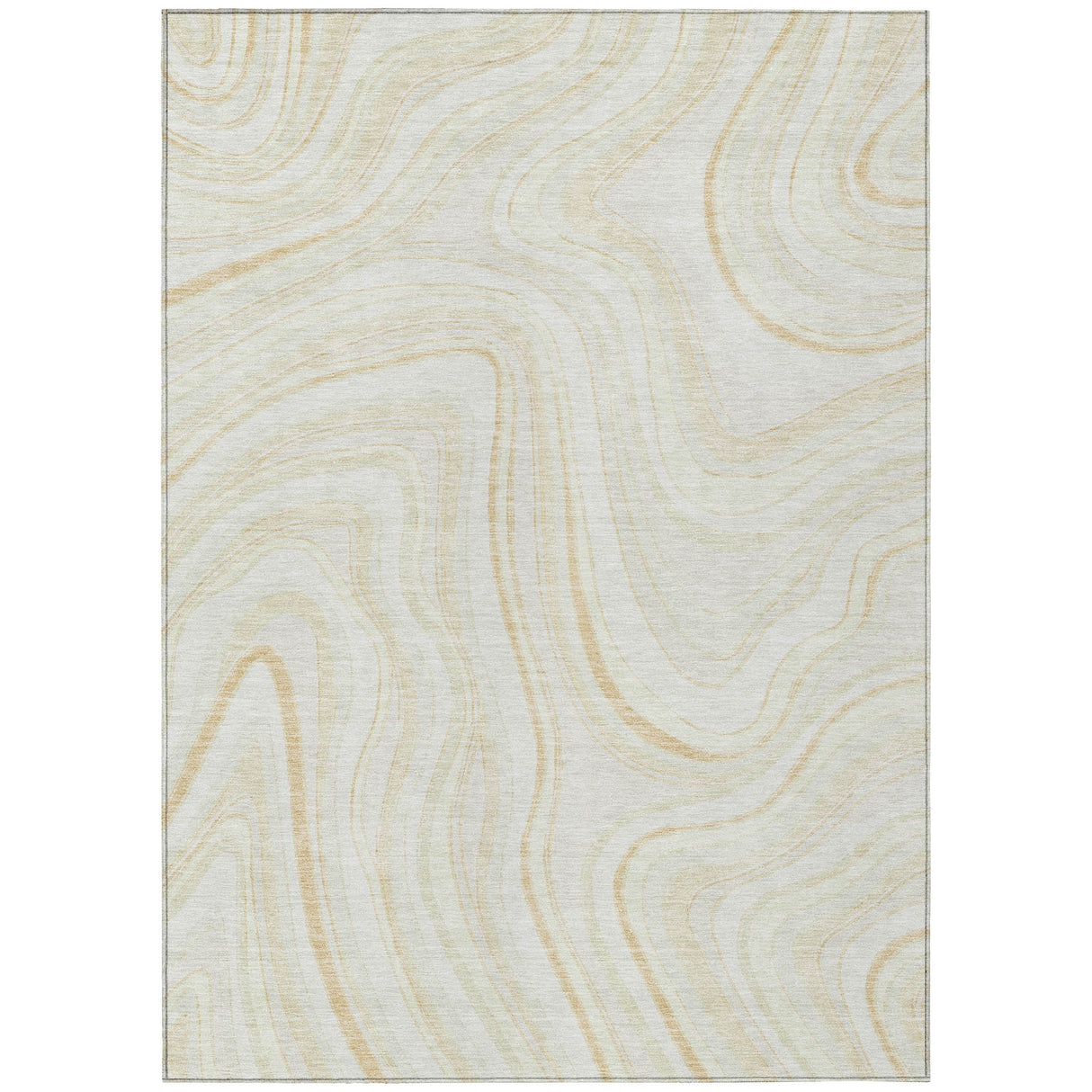 Machine Washable Indoor/ Outdoor Chantille Contemporary Abstract Rug