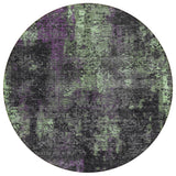 Machine Washable Indoor/ Outdoor Chantille Contemporary Abstract Rug