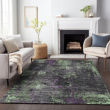 Machine Washable Indoor/ Outdoor Chantille Contemporary Abstract Rug