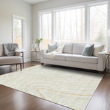 Machine Washable Indoor/ Outdoor Chantille Contemporary Abstract Rug