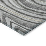 Machine Washable Indoor/ Outdoor Chantille Contemporary Abstract Rug
