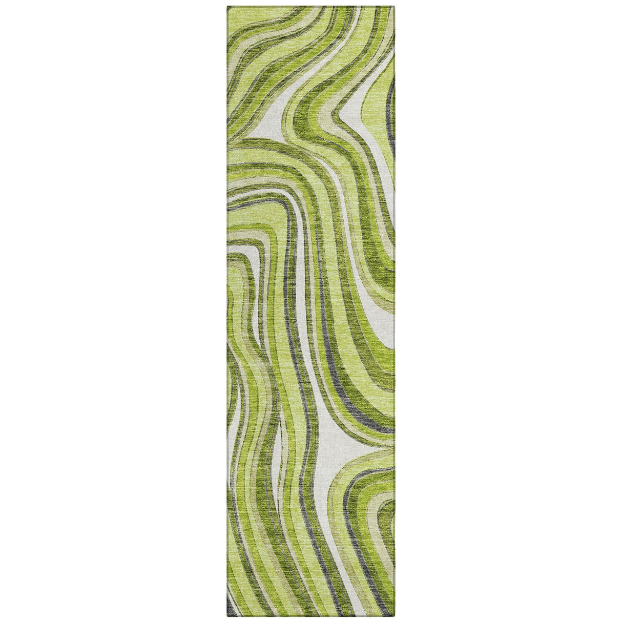 Machine Washable Indoor/ Outdoor Chantille Contemporary Abstract Rug