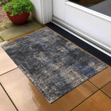 Machine Washable Indoor/ Outdoor Chantille Contemporary Abstract Rug