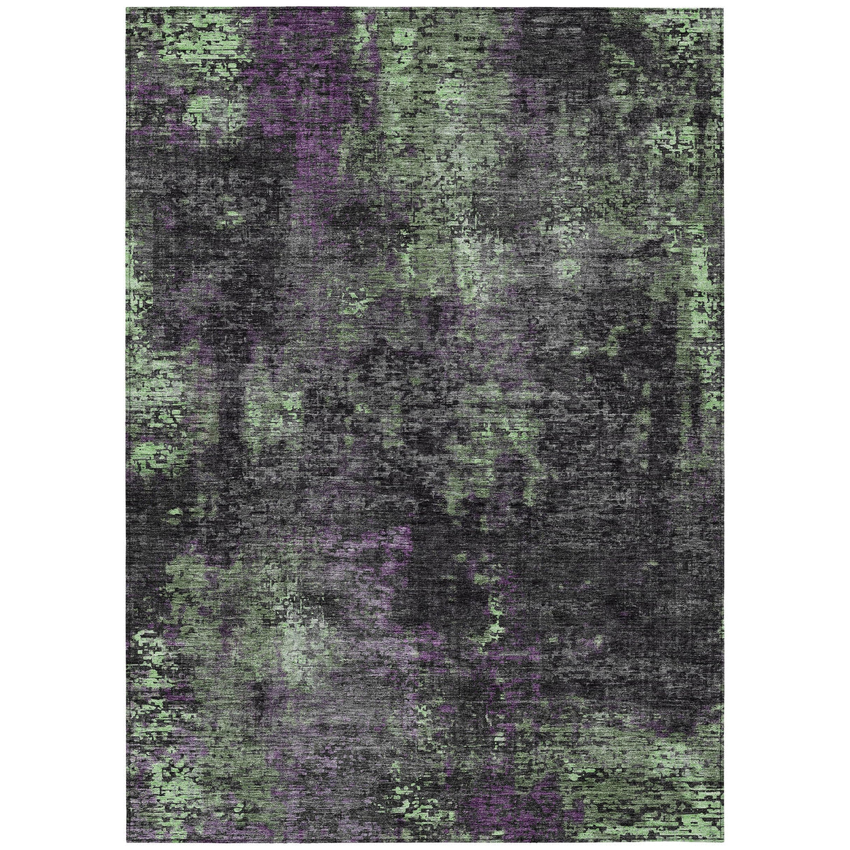 Machine Washable Indoor/ Outdoor Chantille Contemporary Abstract Rug