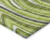 Machine Washable Indoor/ Outdoor Chantille Contemporary Abstract Rug