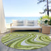 Machine Washable Indoor/ Outdoor Chantille Contemporary Abstract Rug