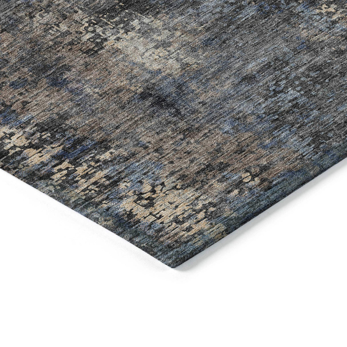 Machine Washable Indoor/ Outdoor Chantille Contemporary Abstract Rug