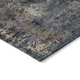 Machine Washable Indoor/ Outdoor Chantille Contemporary Abstract Rug