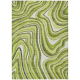 Machine Washable Indoor/ Outdoor Chantille Contemporary Abstract Rug