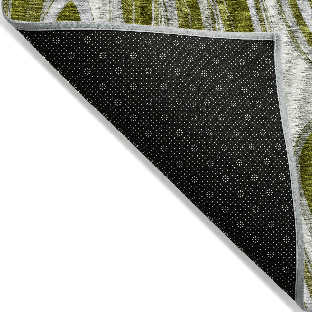 Machine Washable Indoor/ Outdoor Chantille Contemporary Abstract Rug