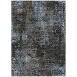 Machine Washable Indoor/ Outdoor Chantille Contemporary Abstract Rug