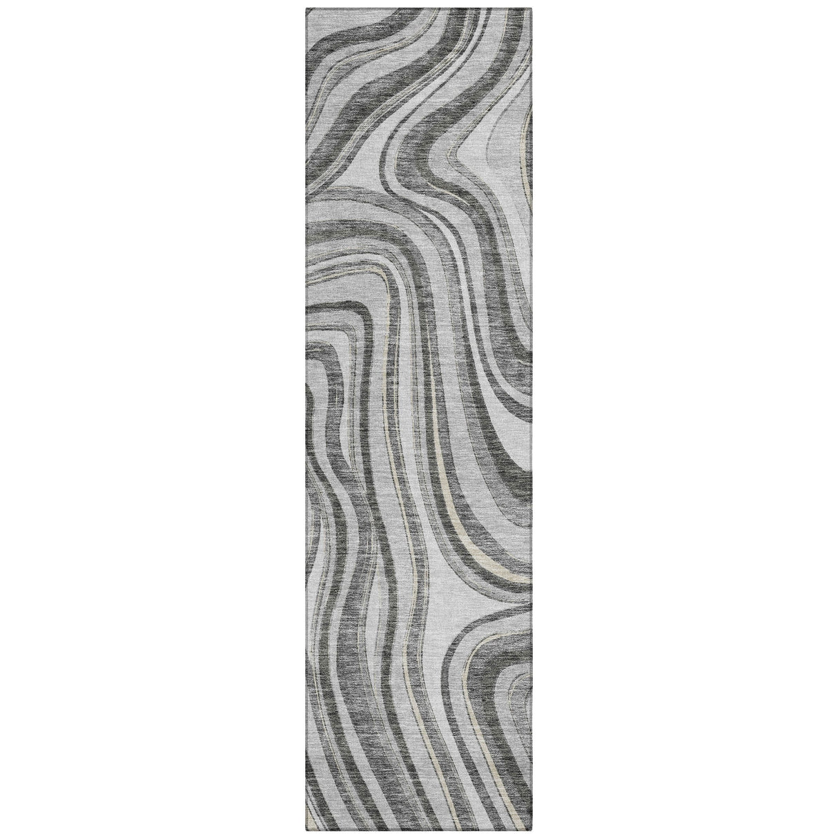 Machine Washable Indoor/ Outdoor Chantille Contemporary Abstract Rug