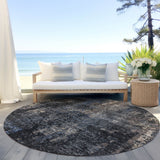 Machine Washable Indoor/ Outdoor Chantille Contemporary Abstract Rug