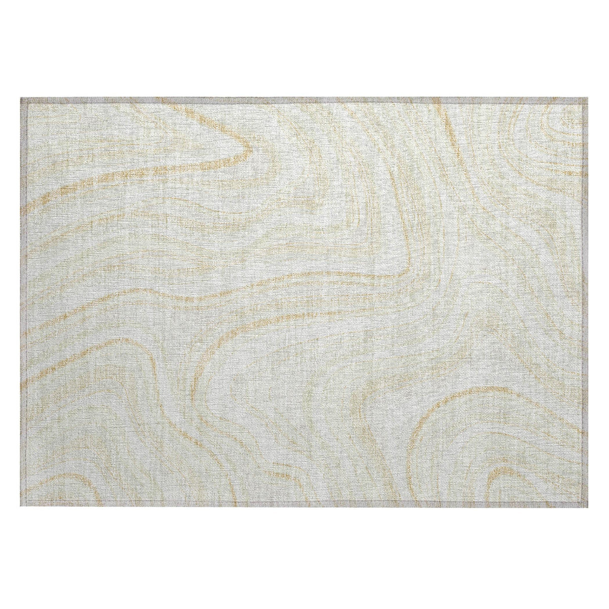 Machine Washable Indoor/ Outdoor Chantille Contemporary Abstract Rug