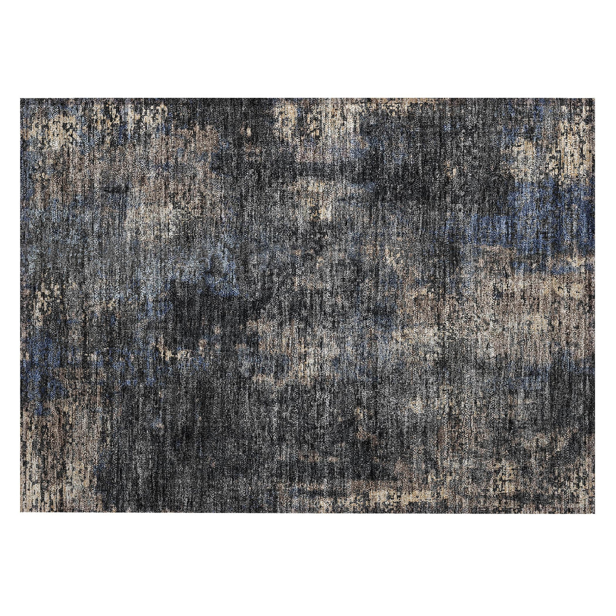 Machine Washable Indoor/ Outdoor Chantille Contemporary Abstract Rug