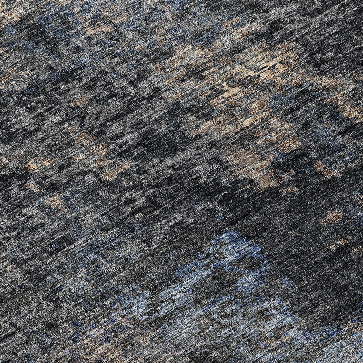 Machine Washable Indoor/ Outdoor Chantille Contemporary Abstract Rug