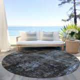 Machine Washable Indoor/ Outdoor Chantille Contemporary Abstract Rug
