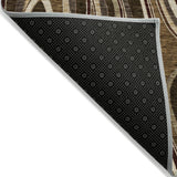 Machine Washable Indoor/ Outdoor Chantille Contemporary Abstract Rug