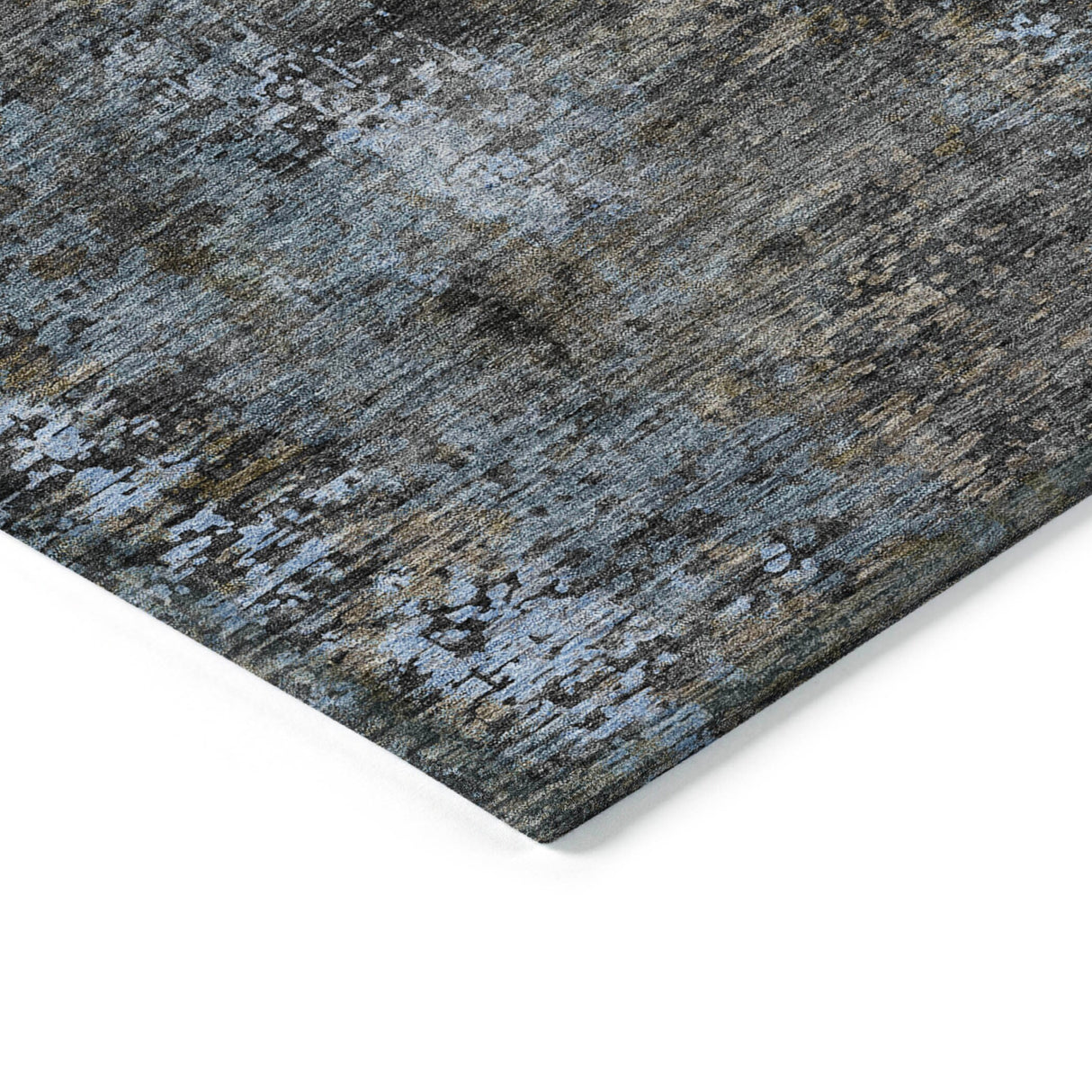 Machine Washable Indoor/ Outdoor Chantille Contemporary Abstract Rug