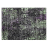 Machine Washable Indoor/ Outdoor Chantille Contemporary Abstract Rug