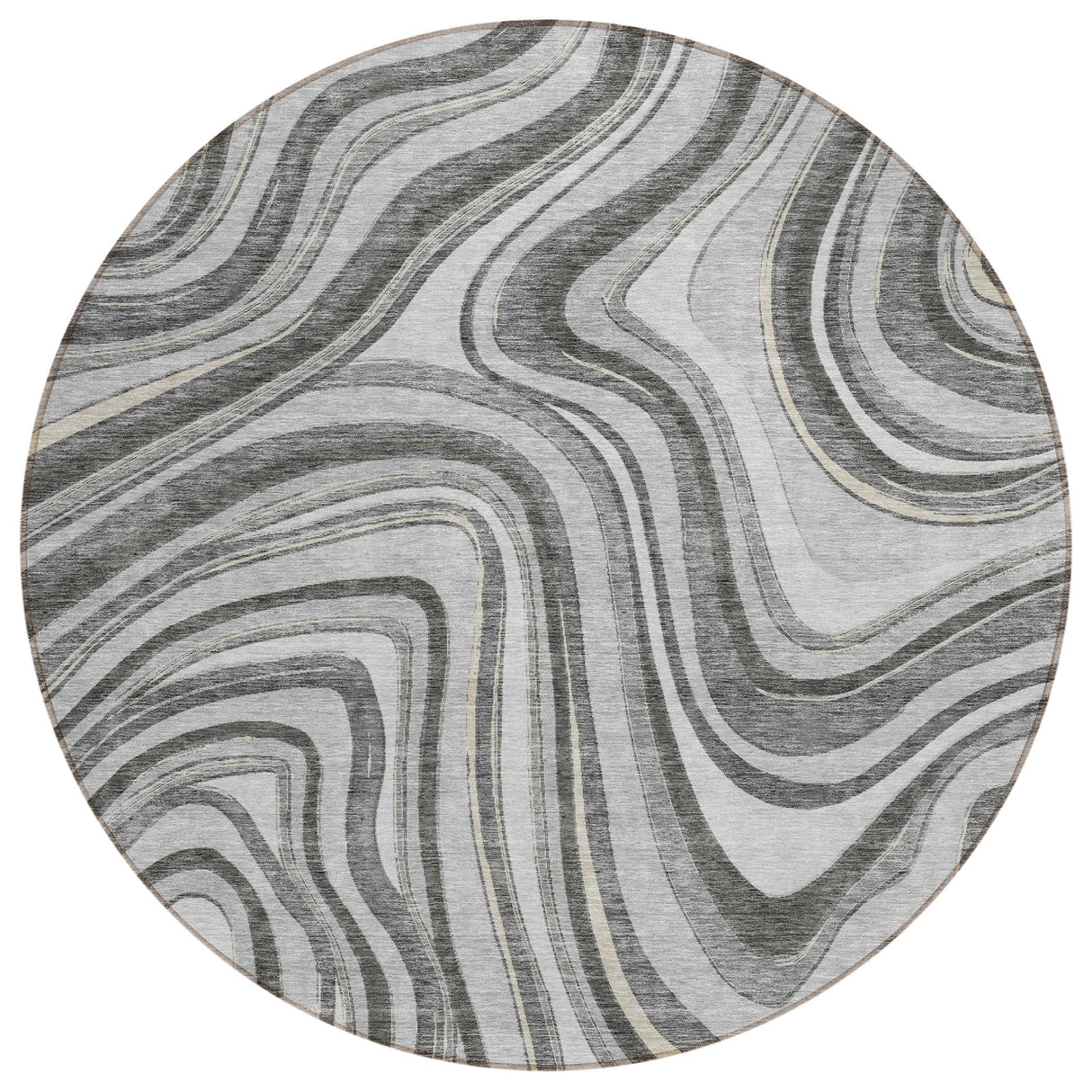 Machine Washable Indoor/ Outdoor Chantille Contemporary Abstract Rug