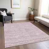 Machine Washable Indoor/ Outdoor Chantille Contemporary Blocks Rug