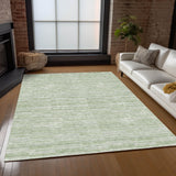 Machine Washable Indoor/ Outdoor Chantille Contemporary Blocks Rug