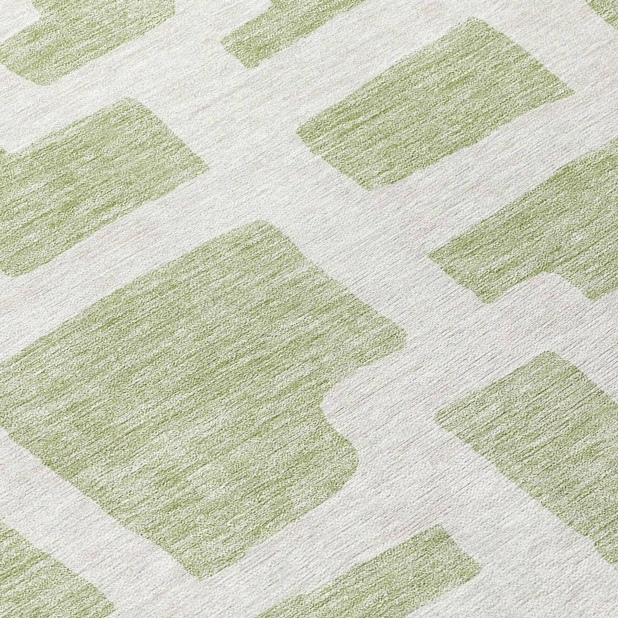 Machine Washable Indoor/ Outdoor Chantille Contemporary Geo Rug