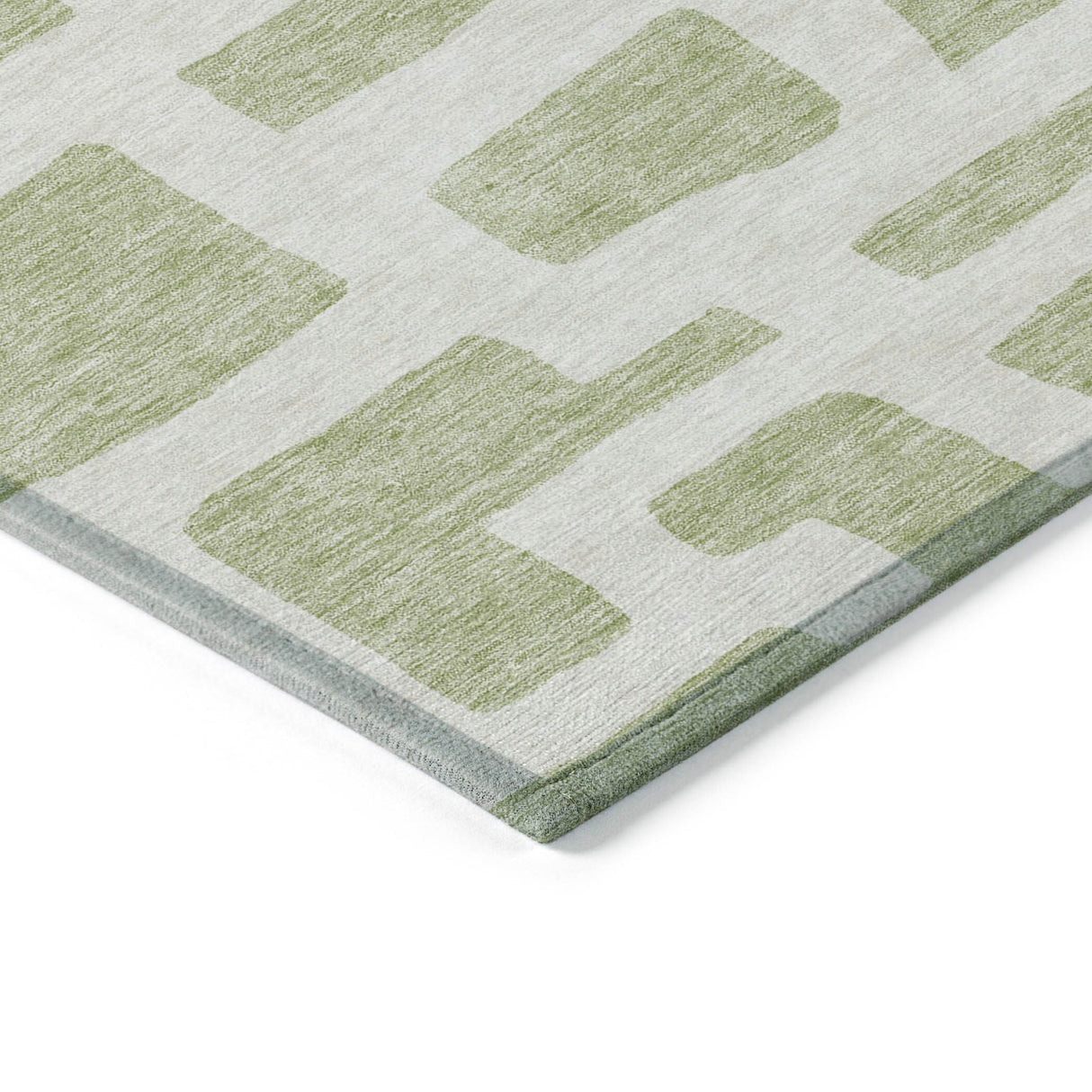 Machine Washable Indoor/ Outdoor Chantille Contemporary Geo Rug