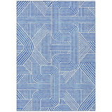 Machine Washable Indoor/ Outdoor Chantille Contemporary Geo Rug